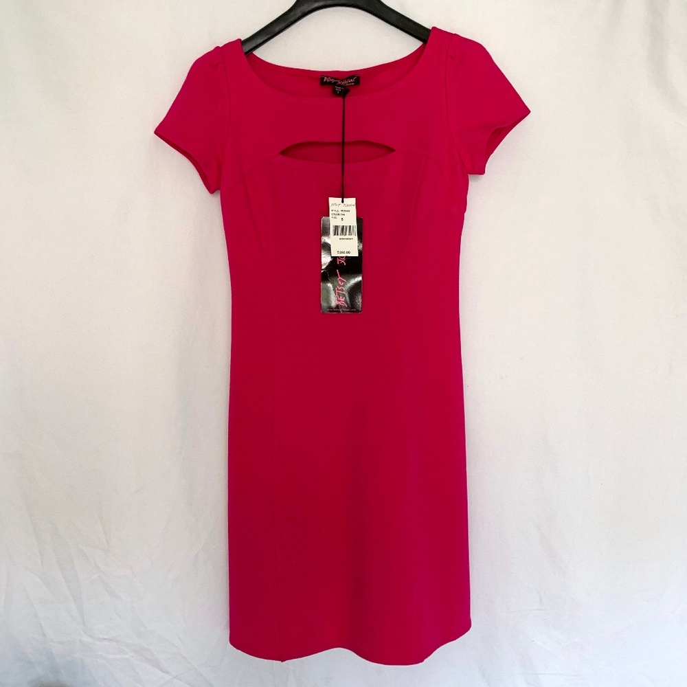 NWT RARE Vintage Betsey Johnson Cut Out Dress